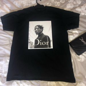 ASAP rocky Dior t shirt a$ap rocky